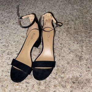 Only worn once! Black heels